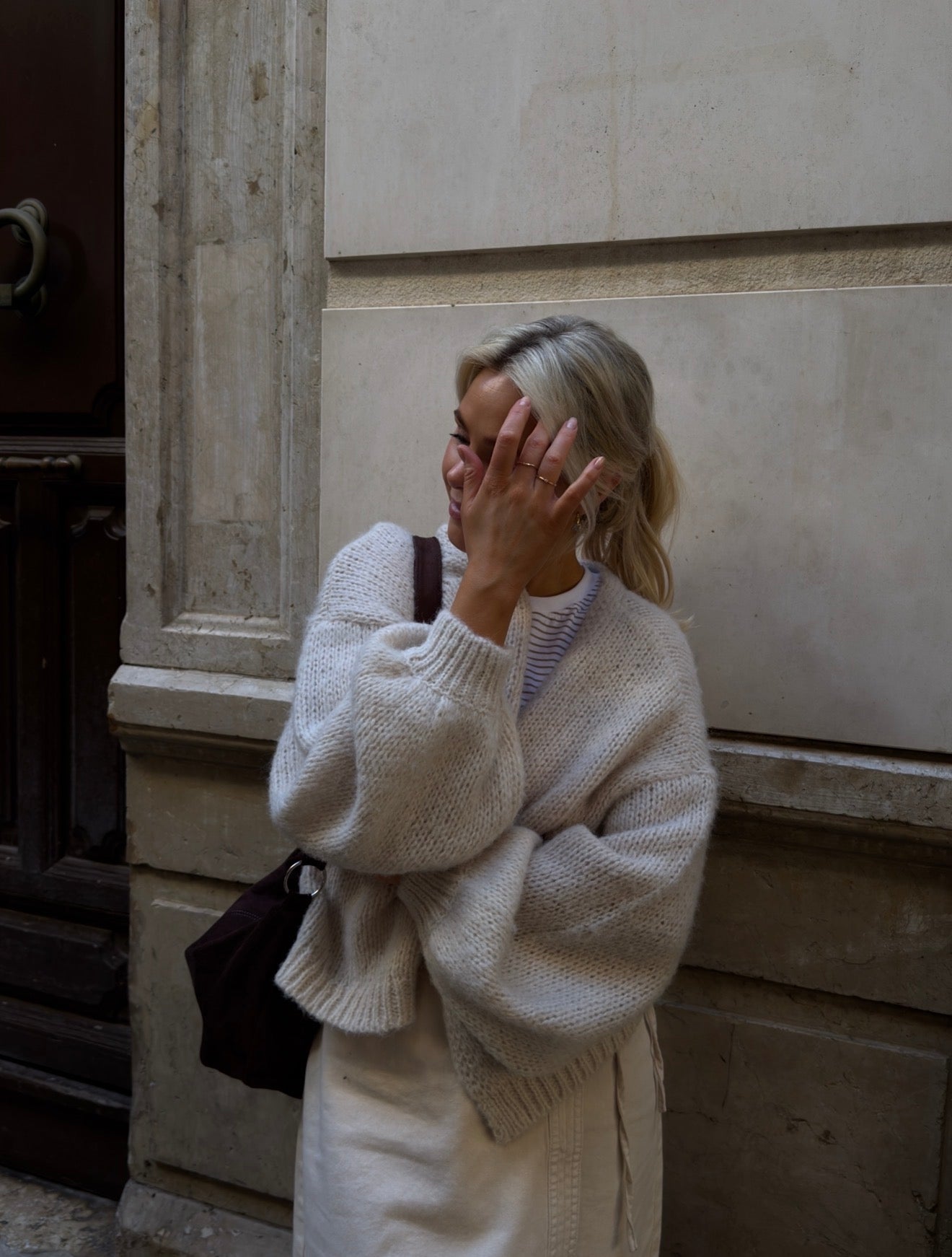 VMMAYBE Knit Cardigan - Birch